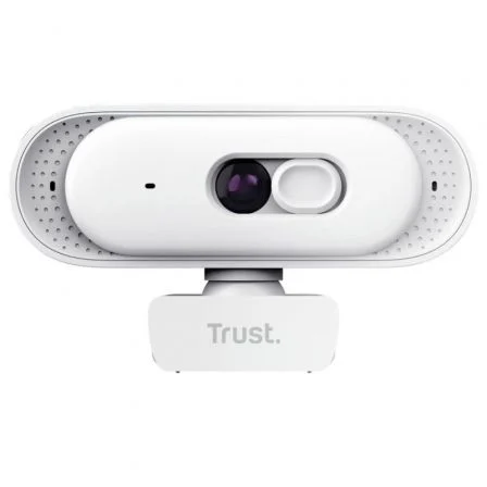 Trust Webcam Tomar 2K QHD 2560x1440 30fps FOV 76° Reducción Ruido Privacidad Blanco